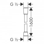 Potinkinis dušo komplektai HANSGROHE Vernis Shape 200